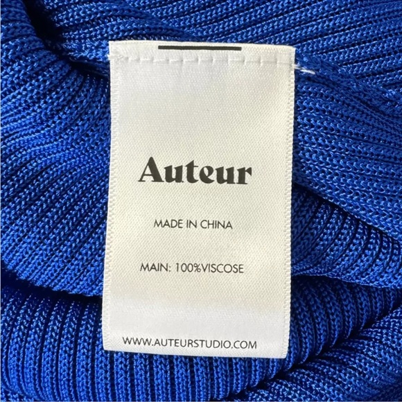 Auteur Stevie Maxi Dress in Cobalt Blue S Revolve Rib Knit - Picture 10 of 16